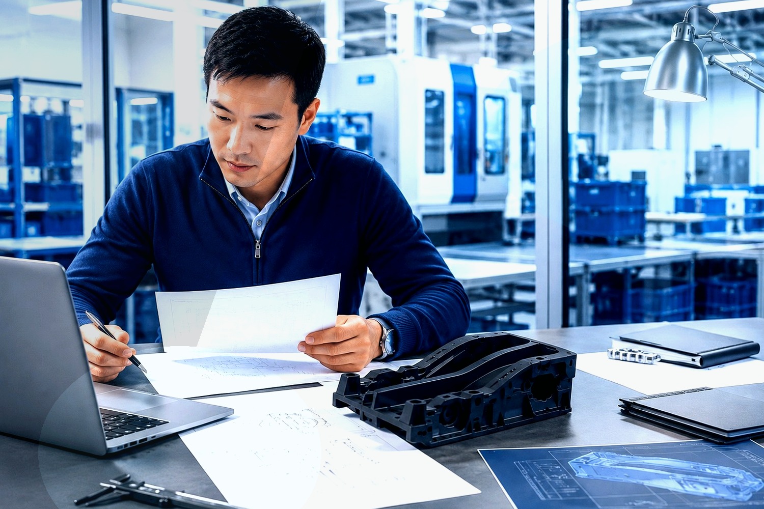 Professional partner-routing review conversation for an injection moulding project without direct factory ownership implication