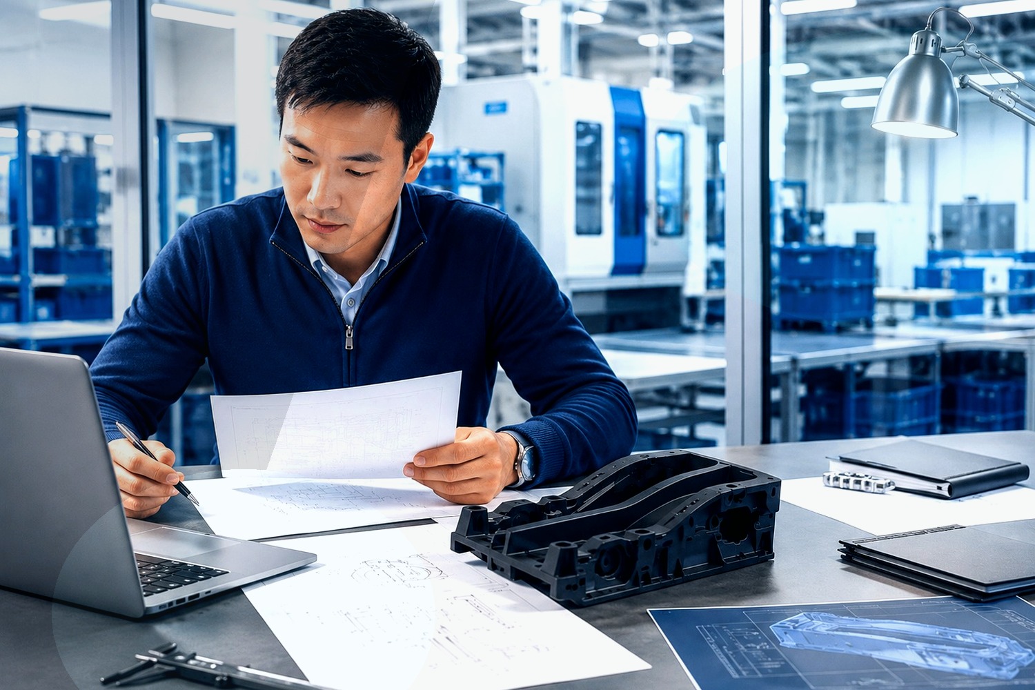Careful review of sensitive project files and plastic part documentation before disclosure