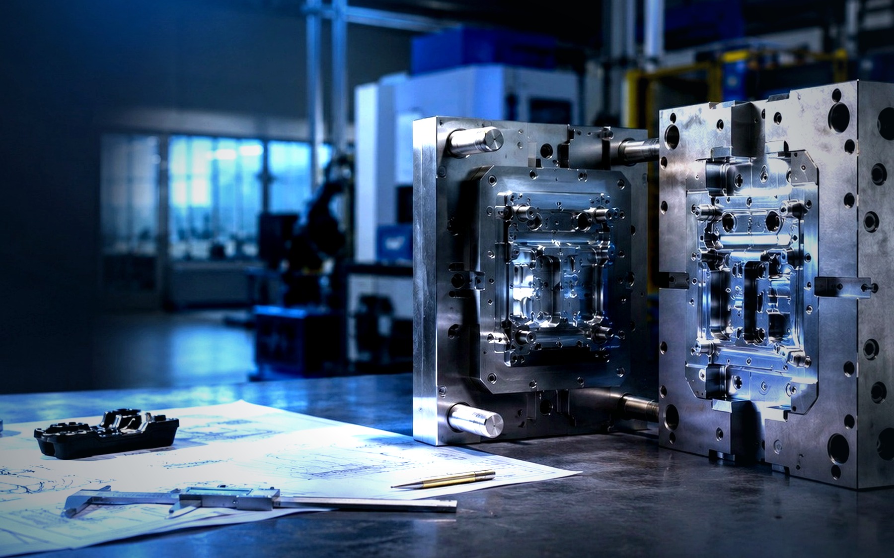 Reviewed plastic parts, packaged samples, and project documentation prepared for follow-up