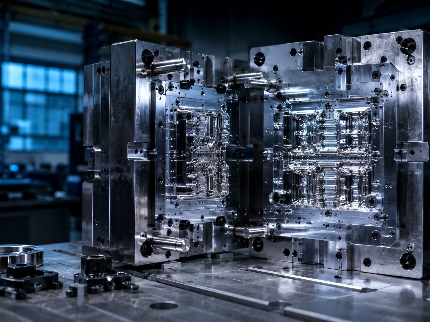 Precision injection mould tooling and engineering documents prepared for quote review